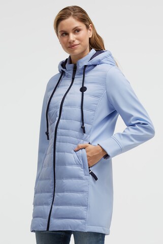Soccx Winter Coat in Blue: front