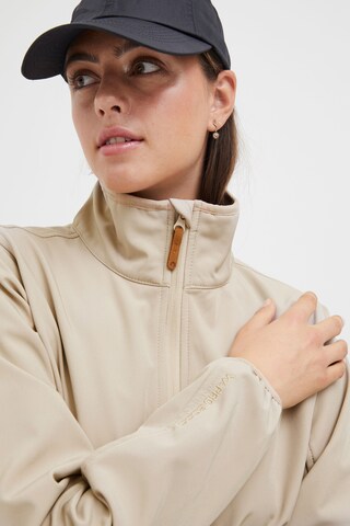 North Bend Softshelljacke "Nbcorrina" W-pro 8.000 Mit Wasserdichter Beschichtung in Beige