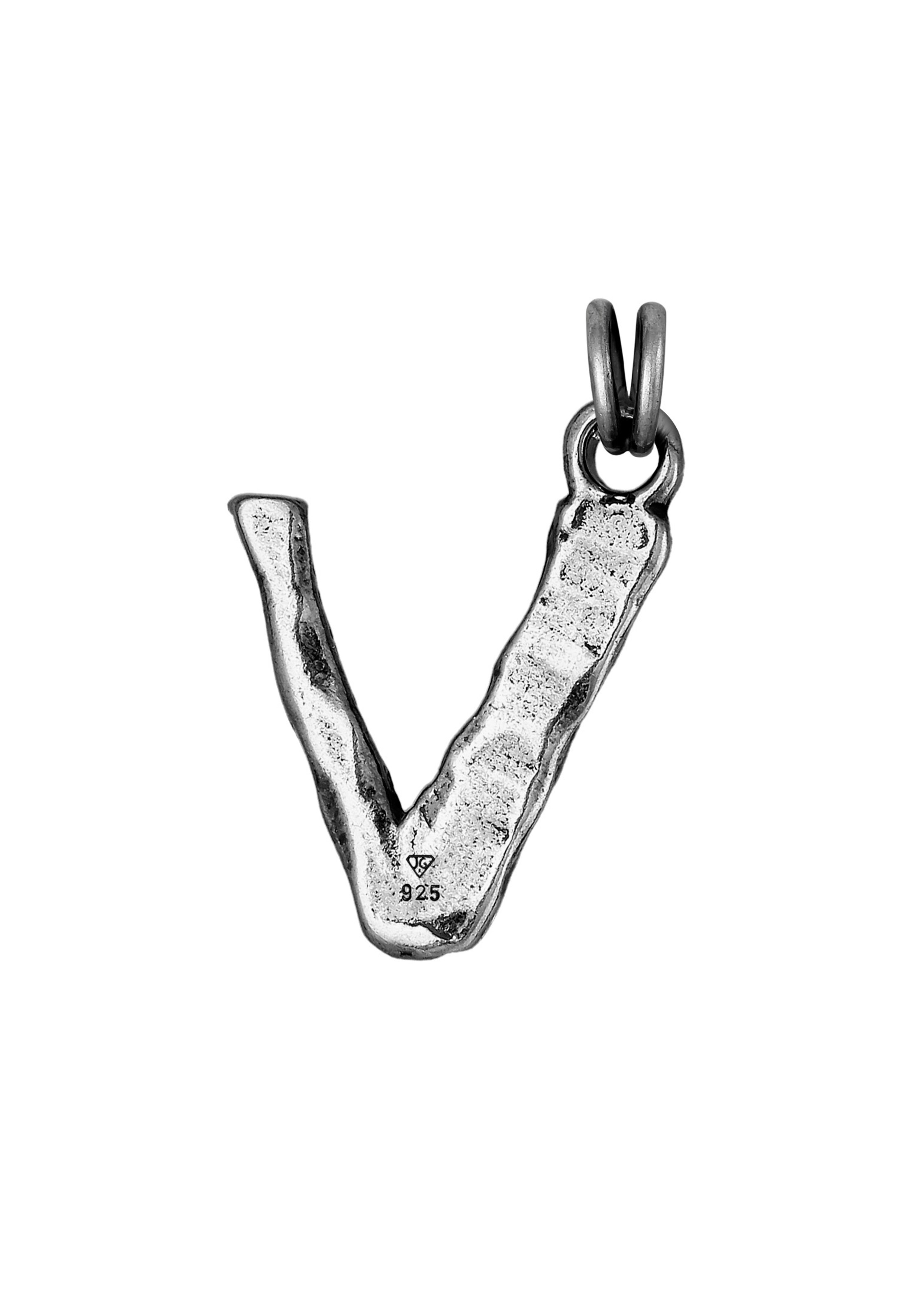 Pendentif 'V' Haze&Glory en gris