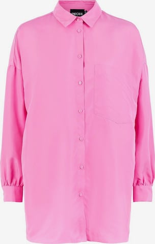 PIECES Blouse 'CHRILINA' in Roze: voorkant
