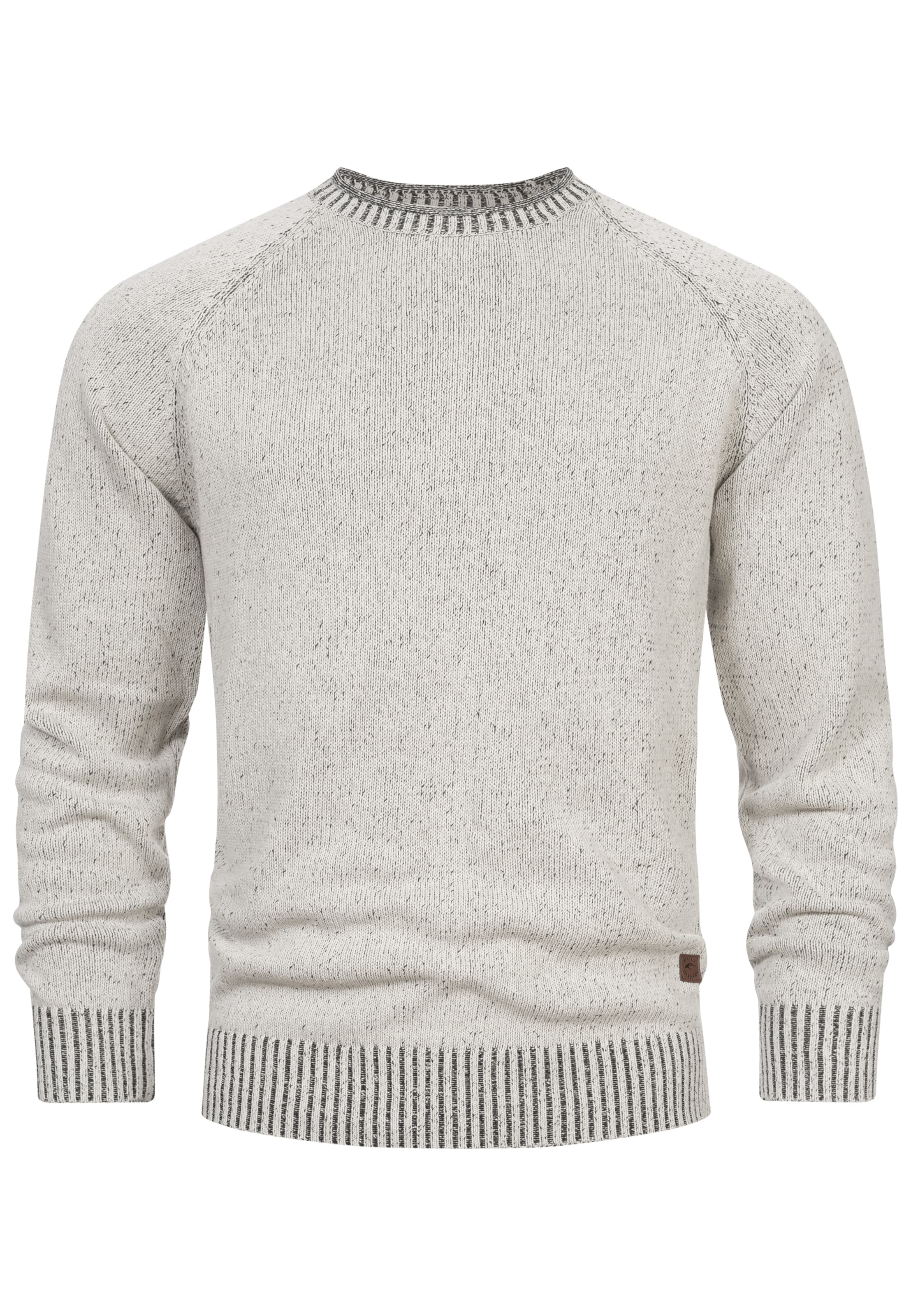 INDICODE JEANS Sweater 'Massum' in Grey: front