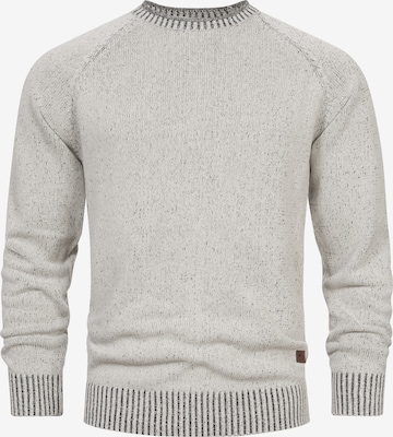 INDICODE JEANS Trui 'Massum' in Grijs: voorkant