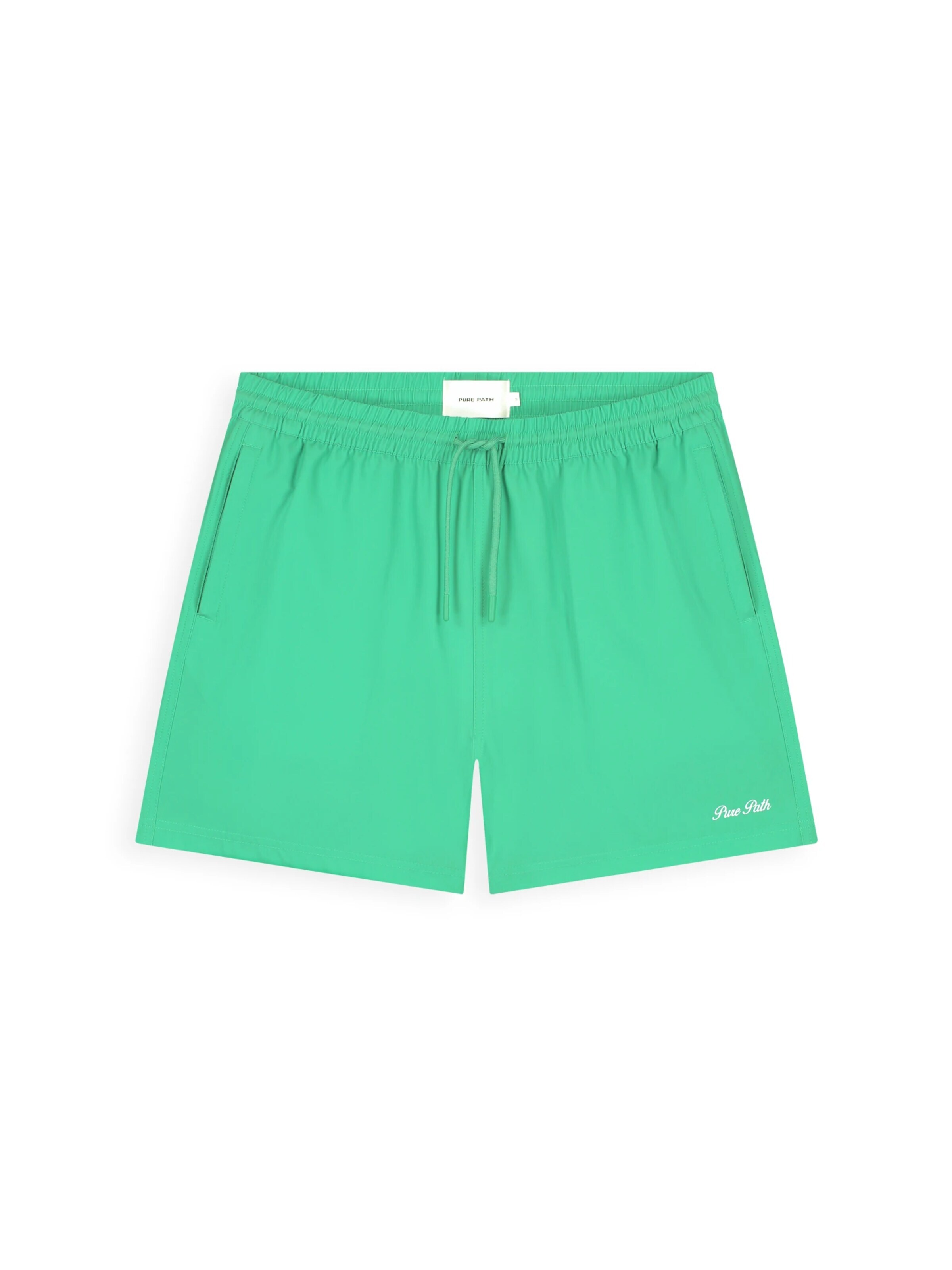 Pure Path Zwemshorts in Groen: voorkant