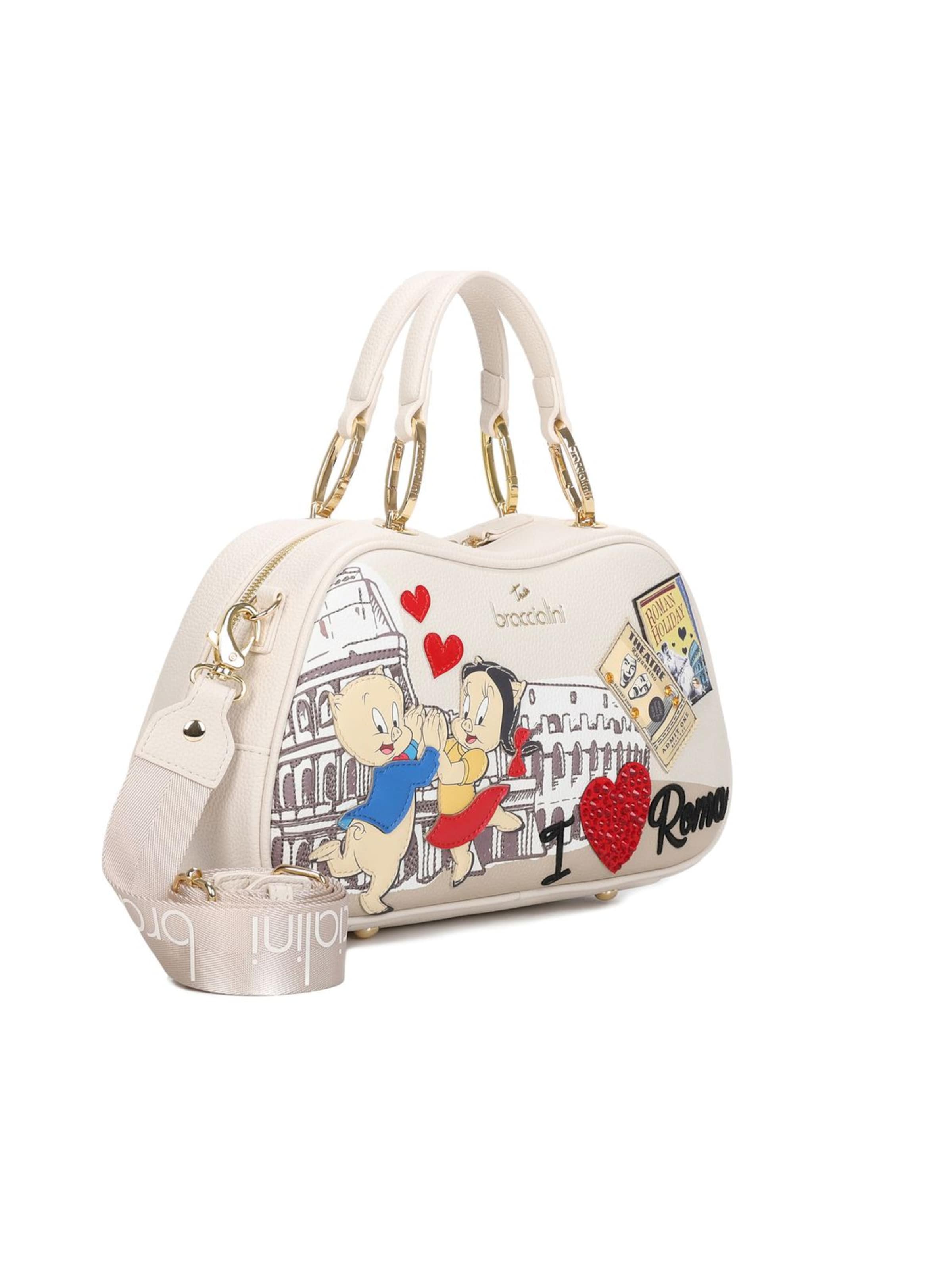 Borsa a mano 'Cartoline Lt' di Braccialini in colori misti