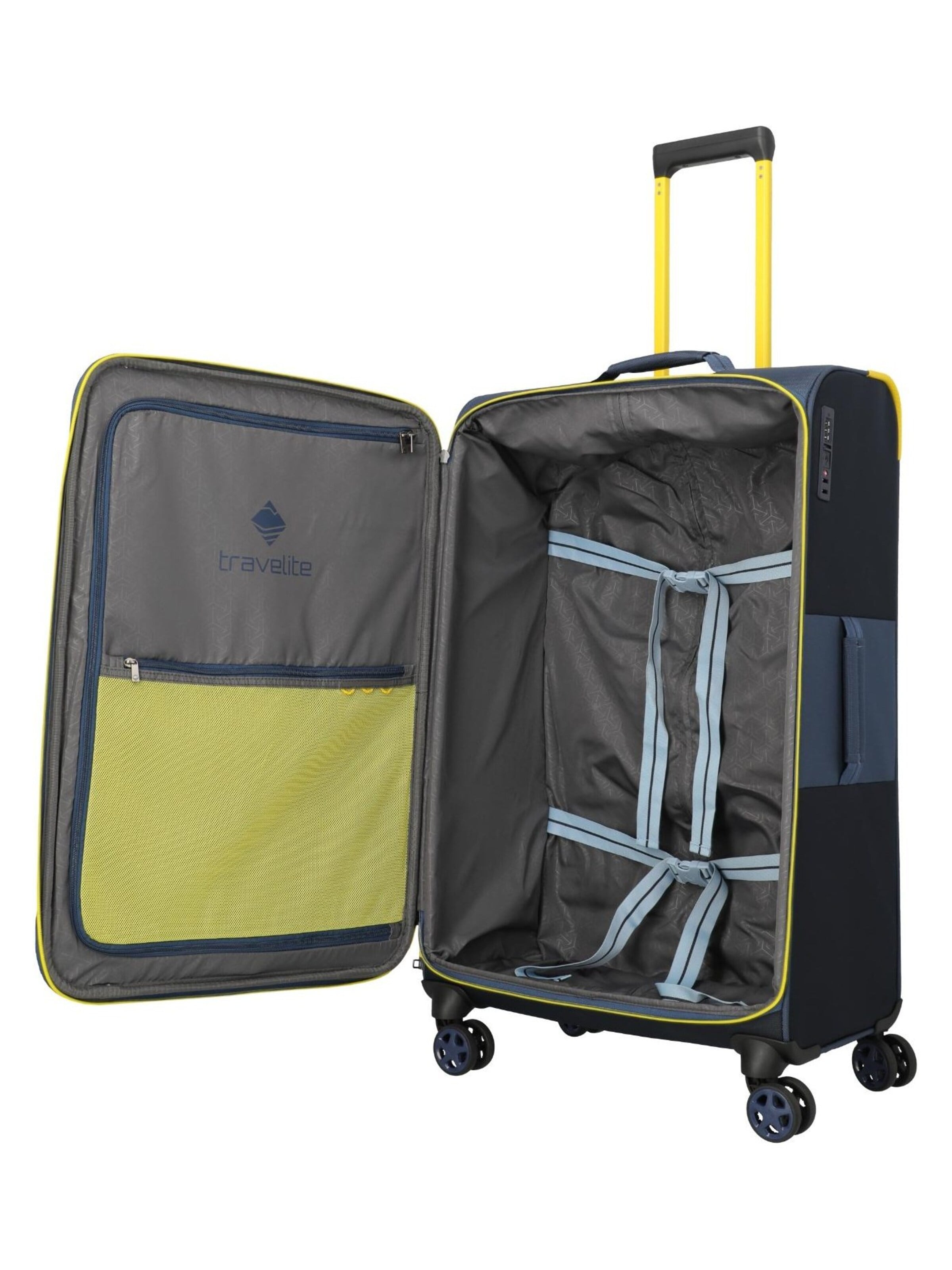 TRAVELITE Walizka w kolorze niebieski