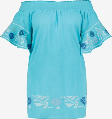 Ulla Popken Tuniek '804170' in Blauw: voorkant