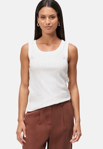 Top di zero in bianco: frontale