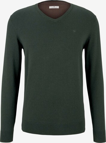 TOM TAILOR Sweater in Green: front