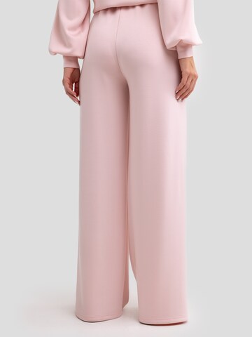 Wide Leg Pantalon 'Lunarap' BIG STAR en rose