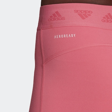 ADIDAS SPORTSWEAR Skinny Παντελόνι φόρμας σε ροζ
