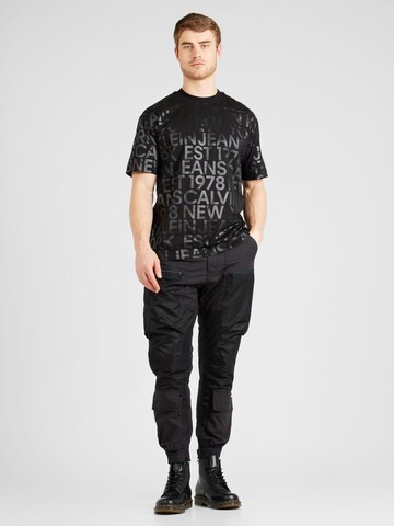 G-Star RAW - Tapered Pantalón cargo '3D PM' en negro