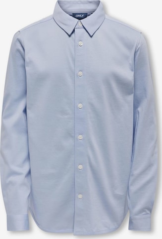 Chemise KIDS ONLY en bleu : devant