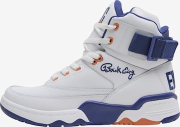 Baskets hautes '33 Hi Core Colors' Ewing en blanc : devant