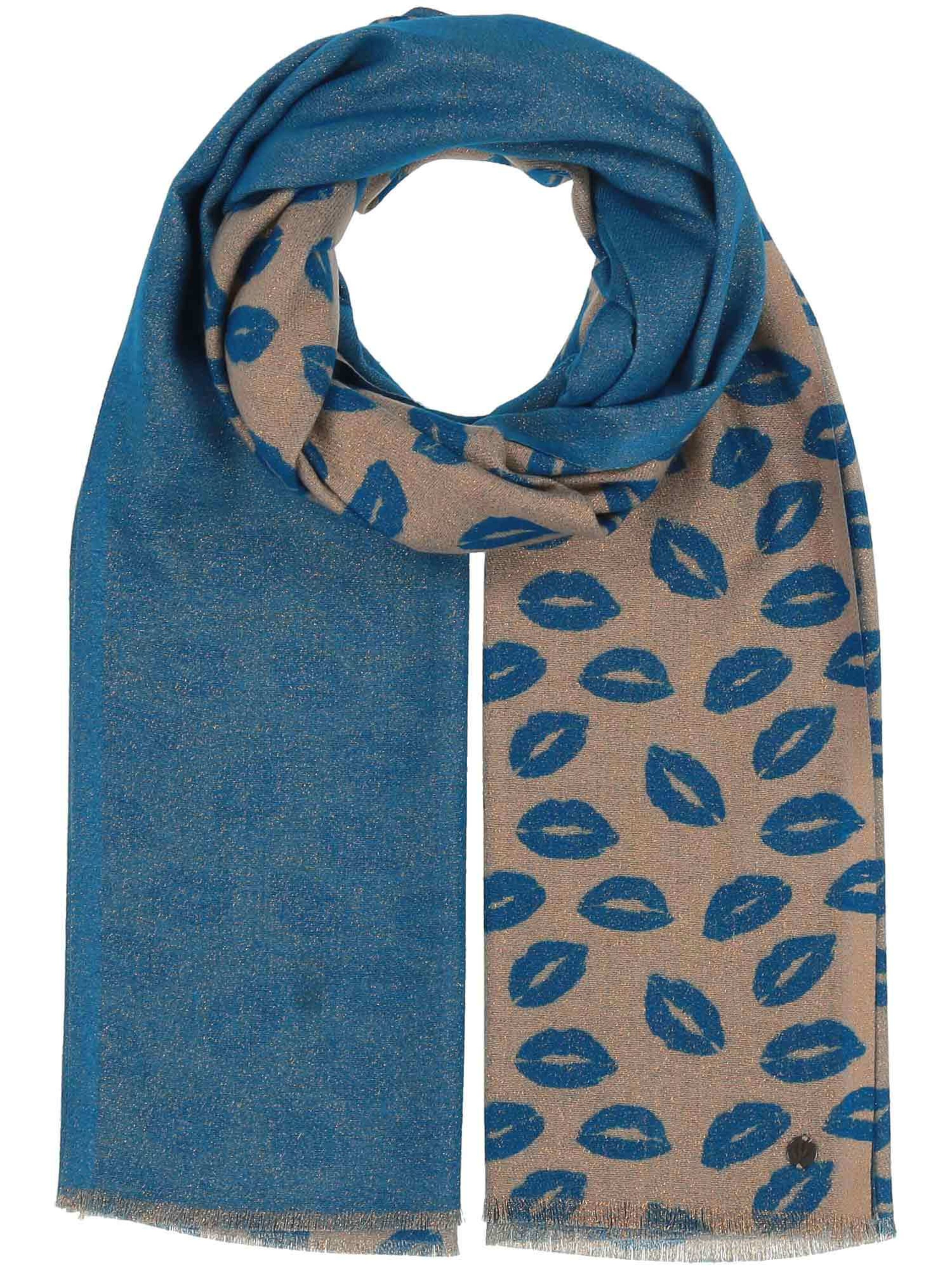 FRAAS Schal in Blau: Vorderseite