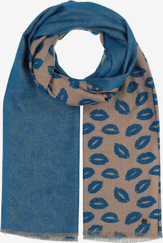 FRAAS Schal in Blau: Vorderseite