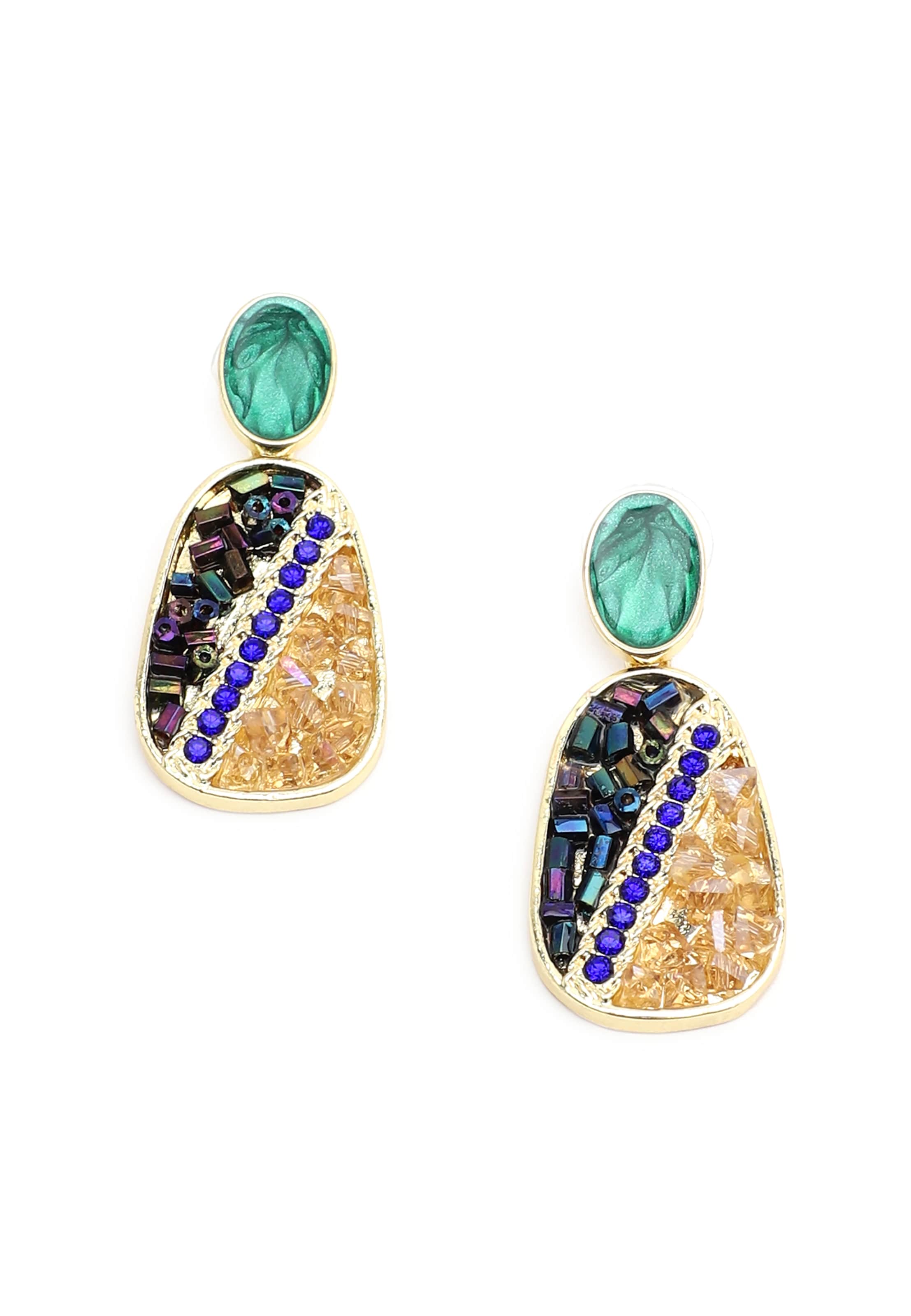 SOHI Øreringe 'Amina' i blandingsfarvet: forside