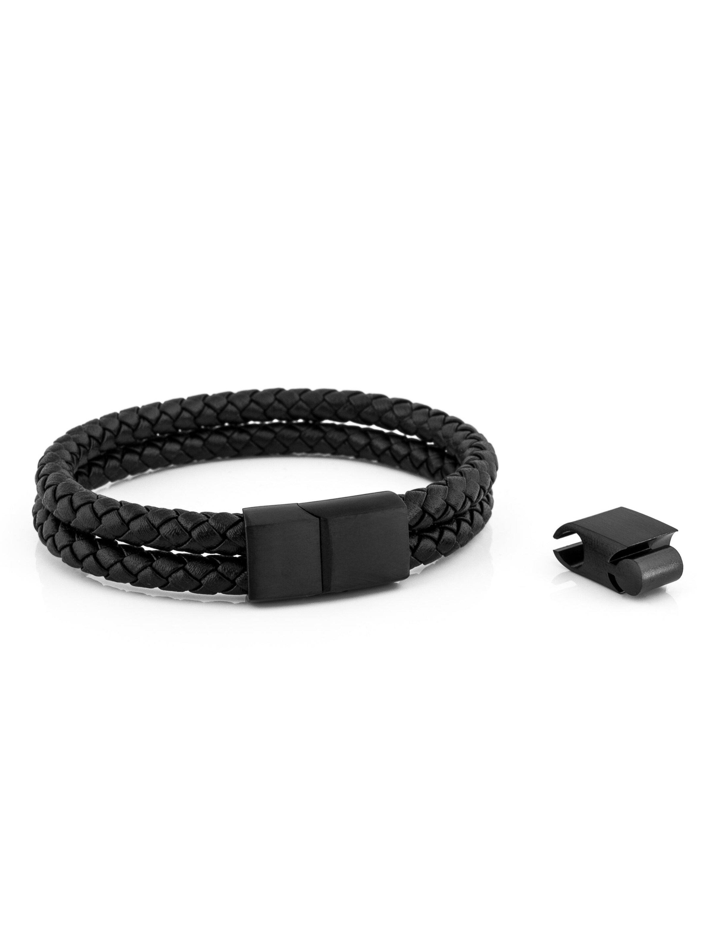 Akitsune Armband 'Simplicitas'‌‌‌ in Schwarz