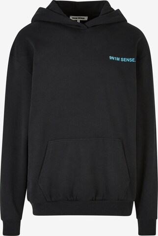 9N1M SENSE Sweatshirt in Zwart: voorkant