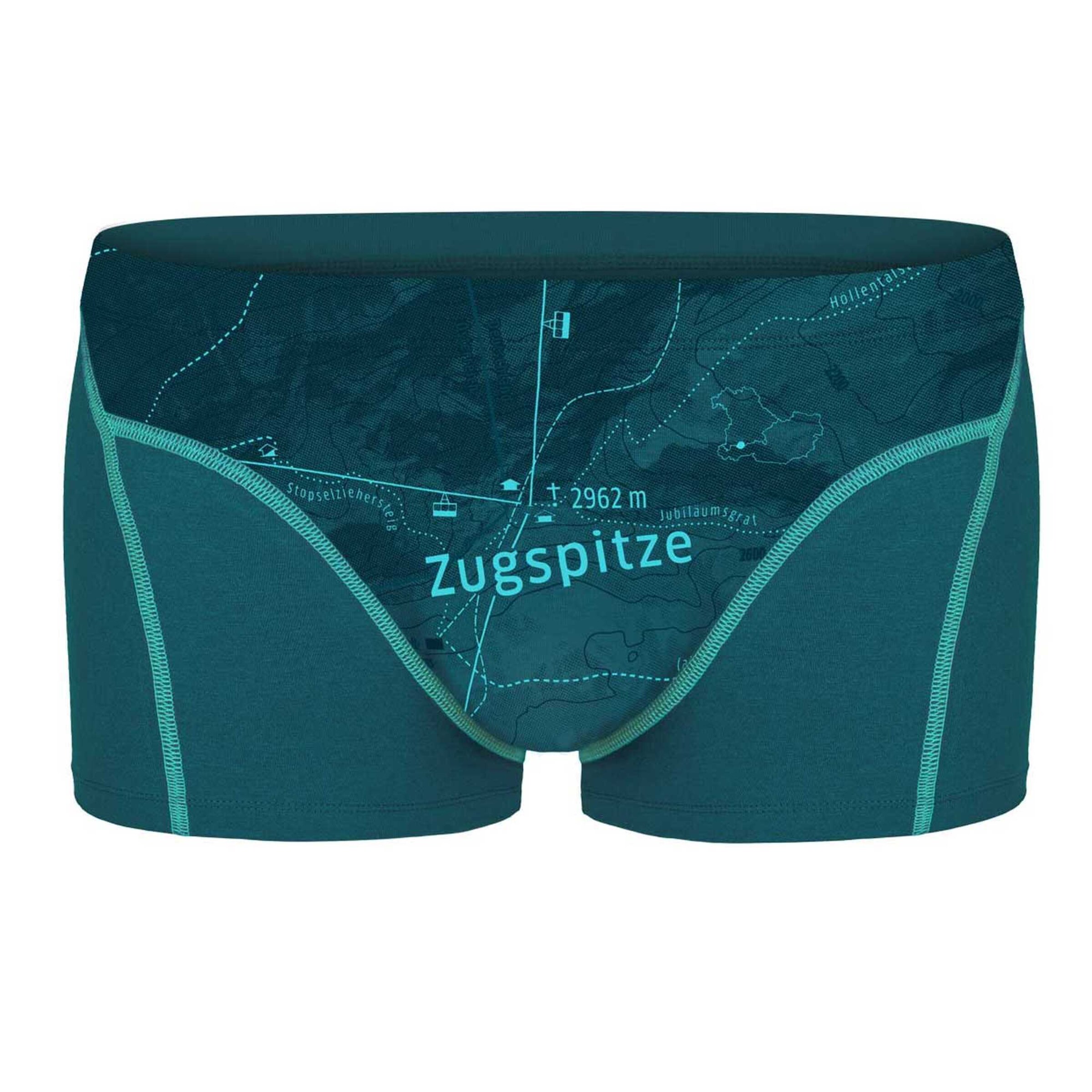 Ein schöner Fleck Erde Trunks in Blau: Vorderseite