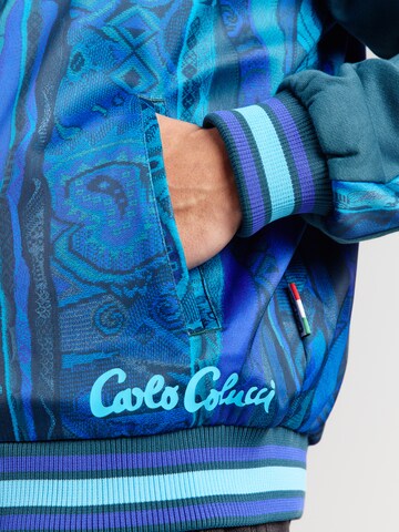 Carlo Colucci Zip-Up Hoodie 'Espro' in Green