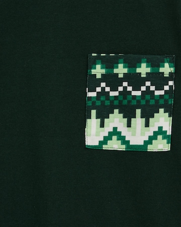 WE Fashion Pižama | zelena barva