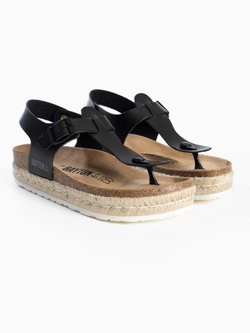 Bayton Teenslipper 'Celiane' in Zwart