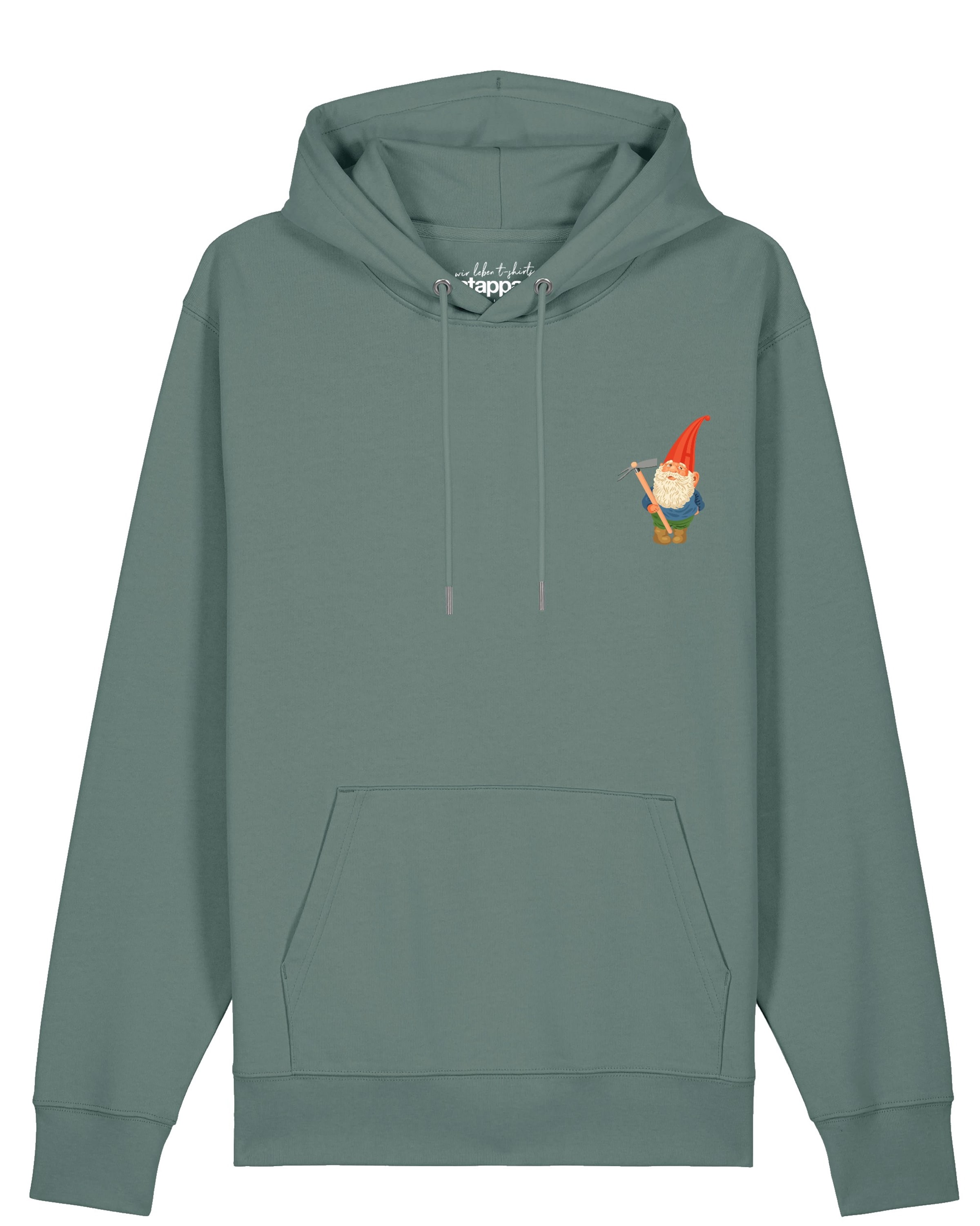 Sweat-shirt 'Gartenzwerg' Watapparel en vert : devant