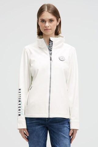 Soccx Between-Season Jacket in White: front