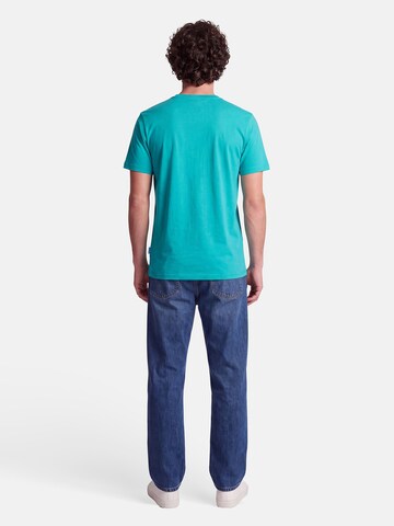 salzhaut T-Shirt 'Diek - Moin' in Blau: Rückseite
