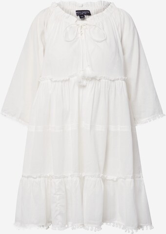 balts Dorothy Perkins Pludmales kleita: no priekšpuses