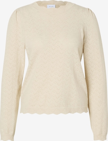 VILA Tröja 'VIFEMI' i beige: framsida