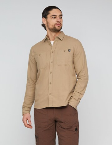 MAMMUT Regular Fit Hemd  ‘Alvra ’ in Beige: Vorderseite