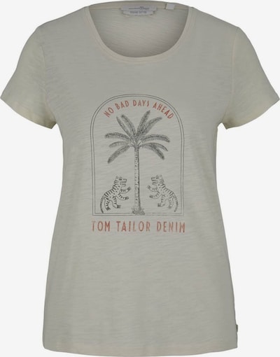 TOM TAILOR DENIM Särk tumebeež / punane / must, Tootevaade