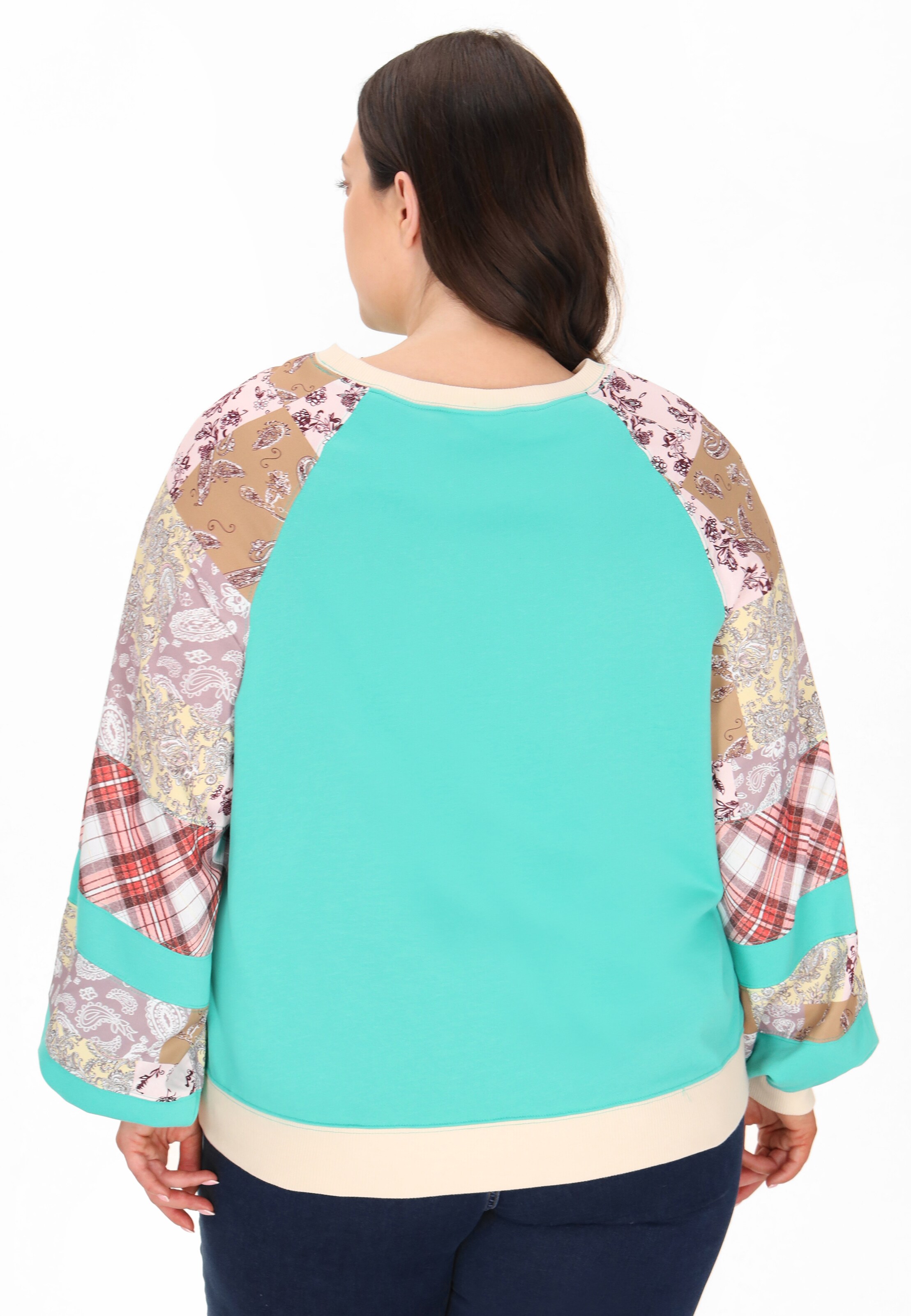 usha BLUE LABEL Sweatshirt in Blauw