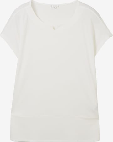 Tom Tailor Women + Shirt in White: front