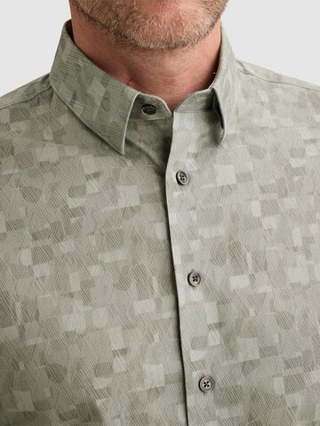 Coupe regular Chemise 'Shirt with allover print and Kent collar' VANGUARD en vert