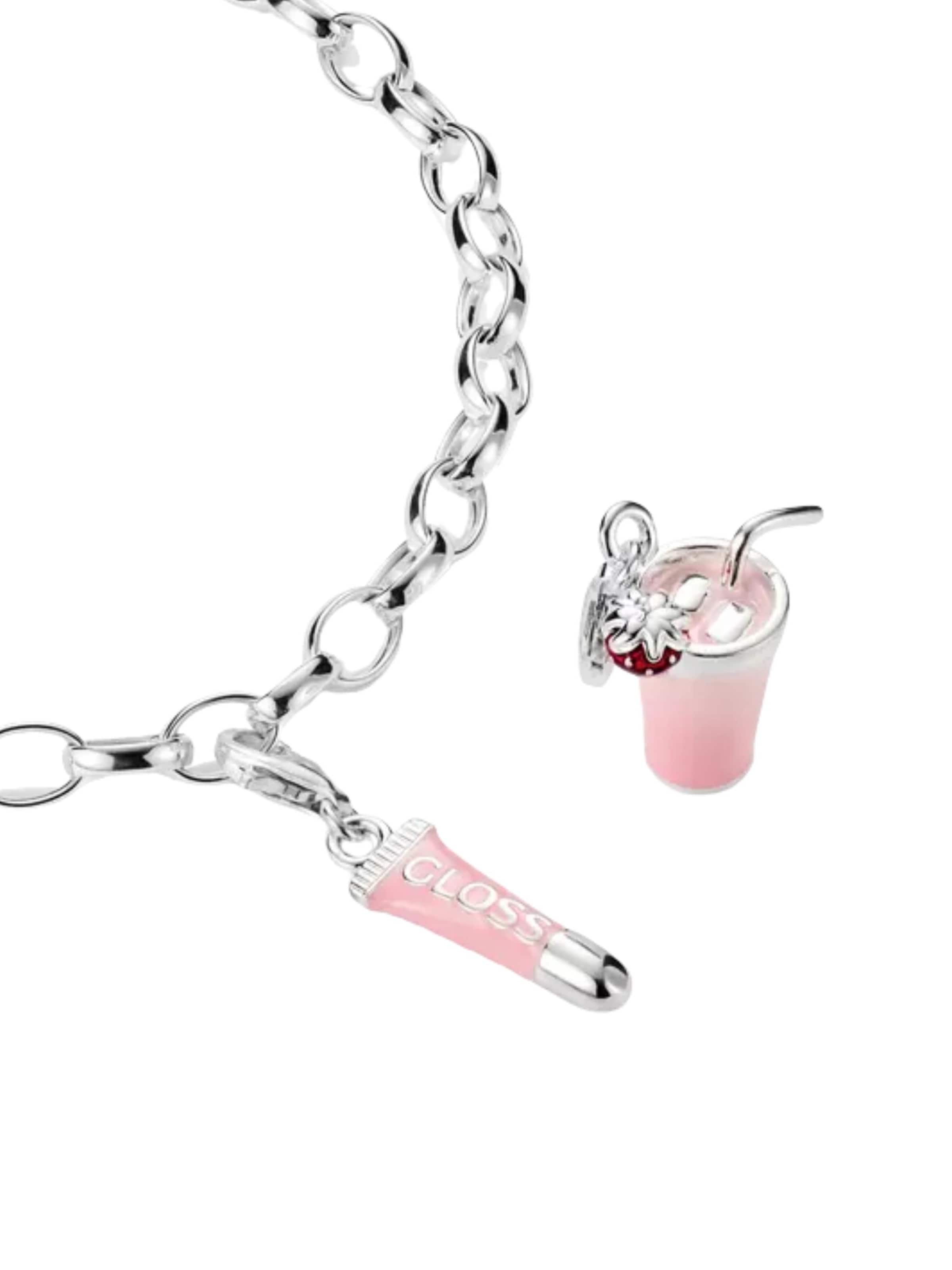 Thomas Sabo Anhänger 'Original Charm Pendant Pink Matcha'‌‌‌ in Pink