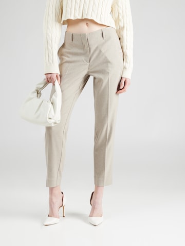 FIVEUNITS - regular Pantalón de pinzas 'Julia' en beige: frente