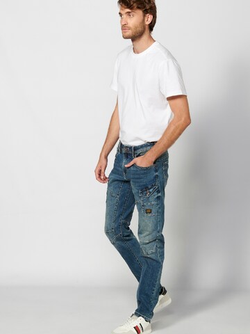 Regular Jeans cargo KOROSHI en bleu