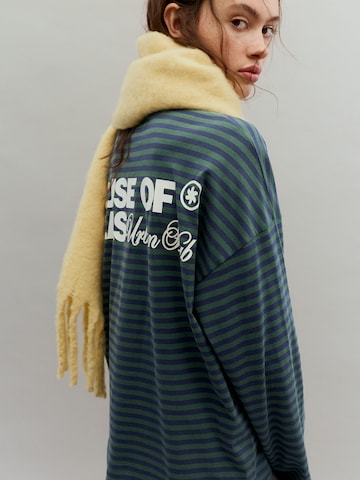 Pull&Bear Tričko 'PACIFIC' - Modrá