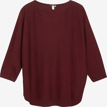 Pull-over QS en rouge : devant