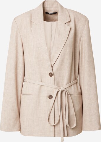 Gina Tricot Blazer in Beige: front