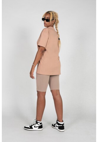 Maglia extra large 'Classic V.1 x Heavy' di MJ Gonzales in marrone
