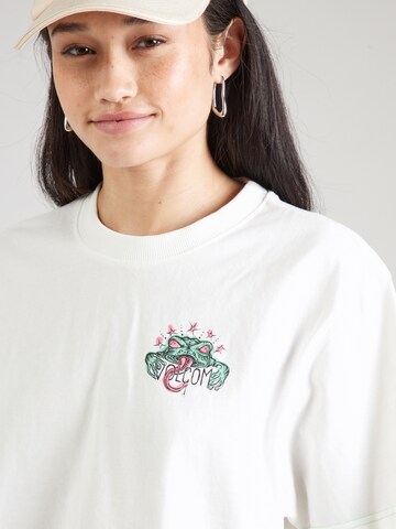 Volcom - Camiseta talla grande 'ALIX 1' en blanco