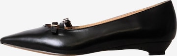Super Mode - Bailarina 'Ballerinas mit Absatz' en negro: frente