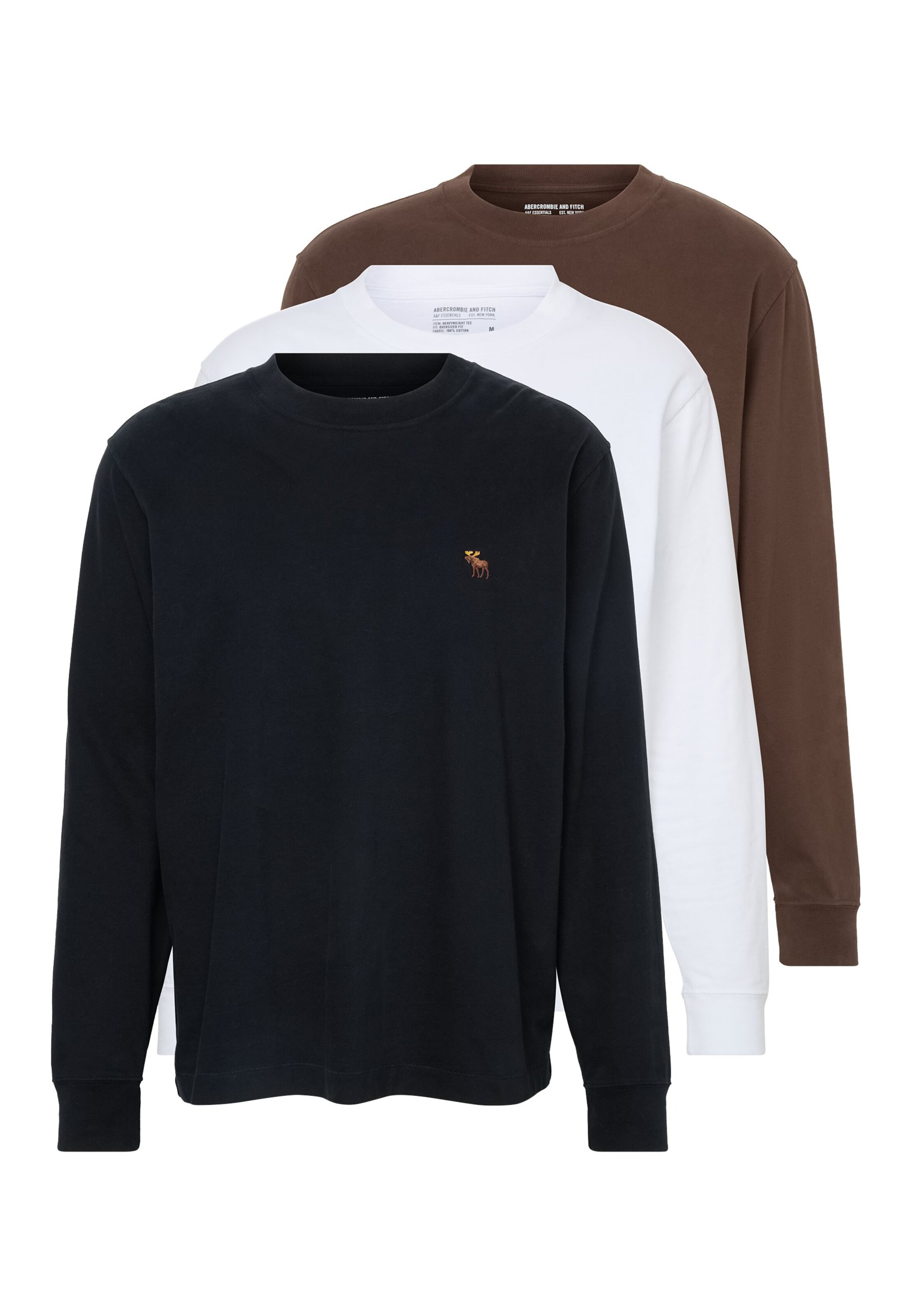Maglietta di Abercrombie & Fitch in marrone: frontale