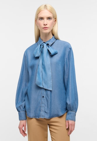 ETERNA Blouse in Blauw: voorkant