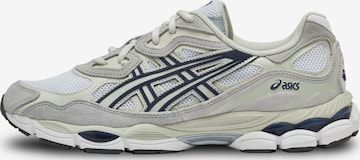 ASICS SportStyle Madalad ketsid 'Asics Gel-NYC White Midnight Navy Grey', värv hall: eest vaates