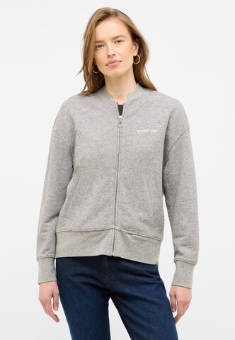 MUSTANG Strickjacke 'Elsa' in Grau: Vorderseite