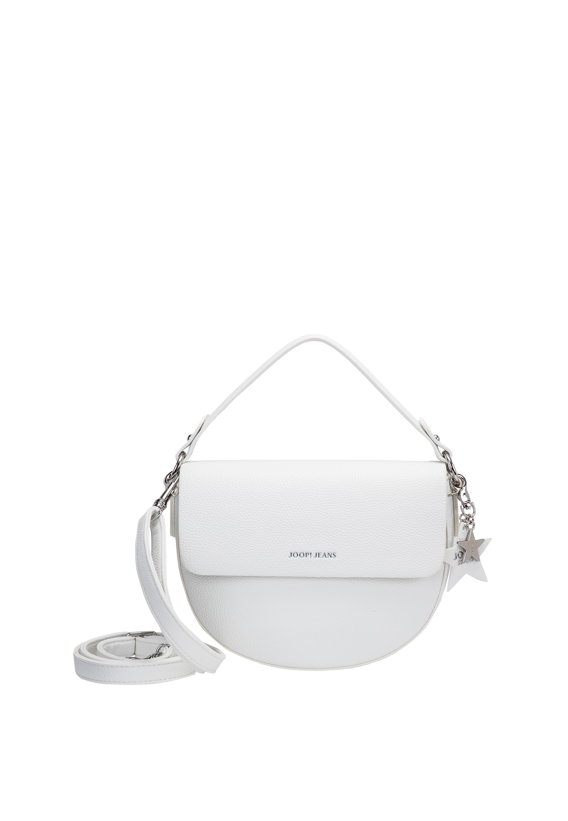 JOOP! Jeans Shoulder Bag 'Salve' in White: front